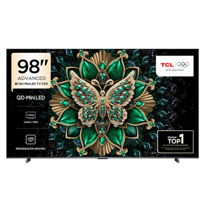 TV TCL 98C6K | 98", Mini LED, 4K, Google TV