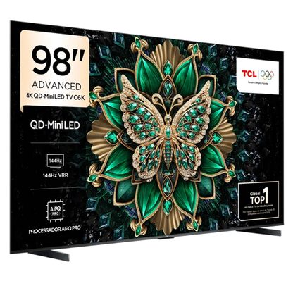 TV TCL 98C6K | 98", Mini LED, 4K, Google TV