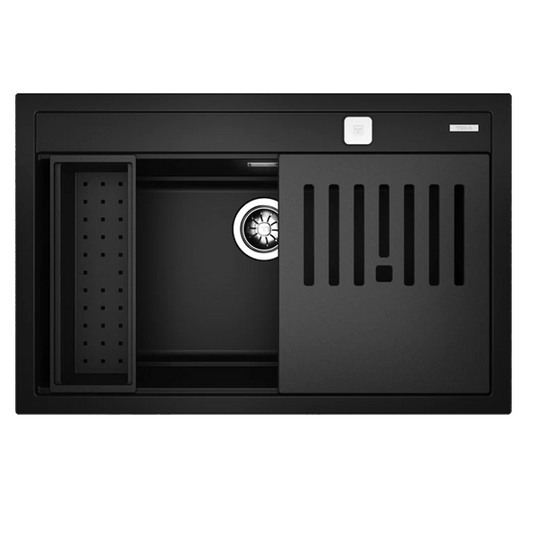 Lava-Loiça TEKA Nova 80 WS-TG 1C Black | Tegranito, 1 Bacia, Encastrar