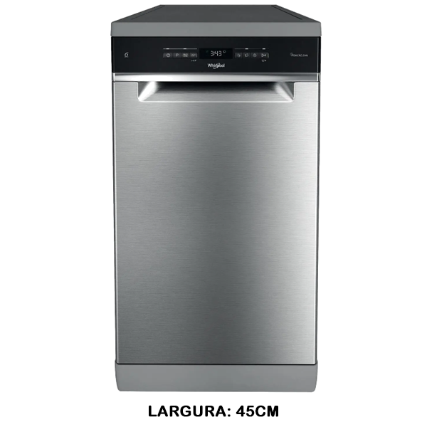 Máquina de Lavar Loiça Whirlpool WH6FB10BS7A0X | 10 talheres, Classe B