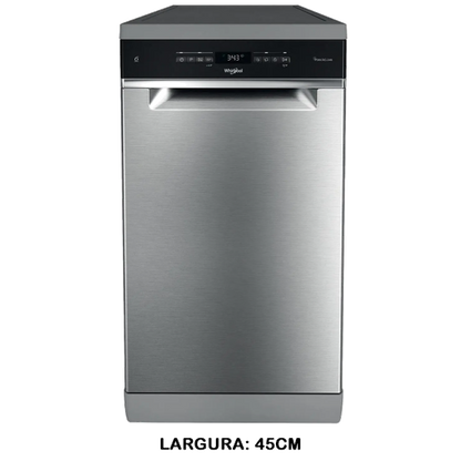 Máquina de Lavar Loiça Whirlpool WH6FB10BS7A0X | 10 talheres, Classe B