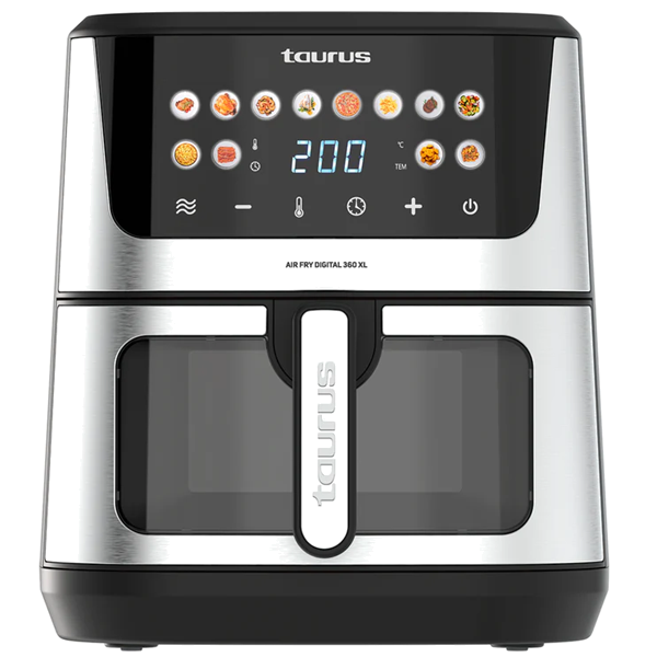 Fritadeira Taurus Air Fry Digital 360 XL | 8L, 2100W, 12 Programas