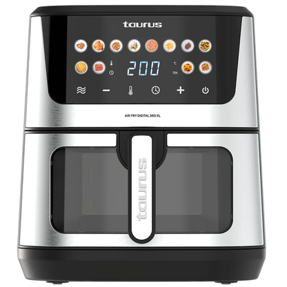 Fritadeira Taurus Air Fry Digital 360 XL | 8L, 2100W, 12 Programas