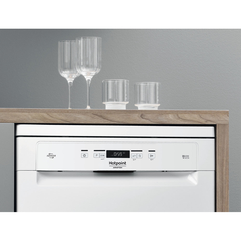 Máquina de Lavar Loiça HOTPOINT HFC 3T232 WG | 14 talheres, 42dB, Classe D