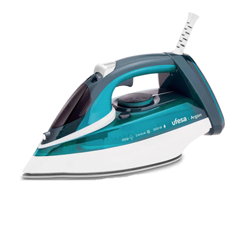 Ferro de Engomar UFESA Argon 80105730 | 3000W, 200gr vapor, Cerâmica