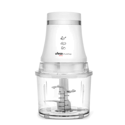 Picadora UFESA Purechop | 400W, 0.5L, 4 Lâminas