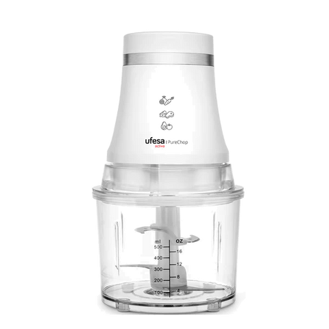 Picadora UFESA Purechop | 400W, 0.5L, 4 Lâminas