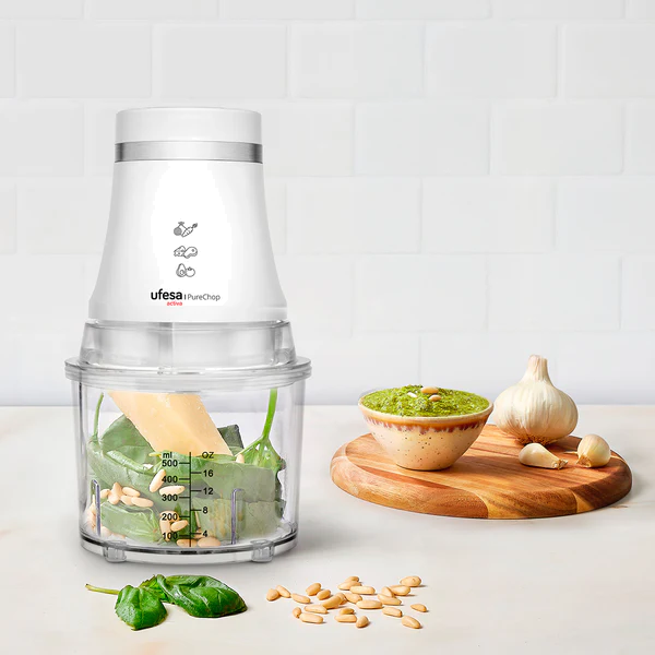 Picadora UFESA Purechop | 400W, 0.5L, 4 Lâminas