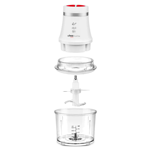 Picadora UFESA Purechop | 400W, 0.5L, 4 Lâminas