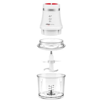 Picadora UFESA Purechop | 400W, 0.5L, 4 Lâminas