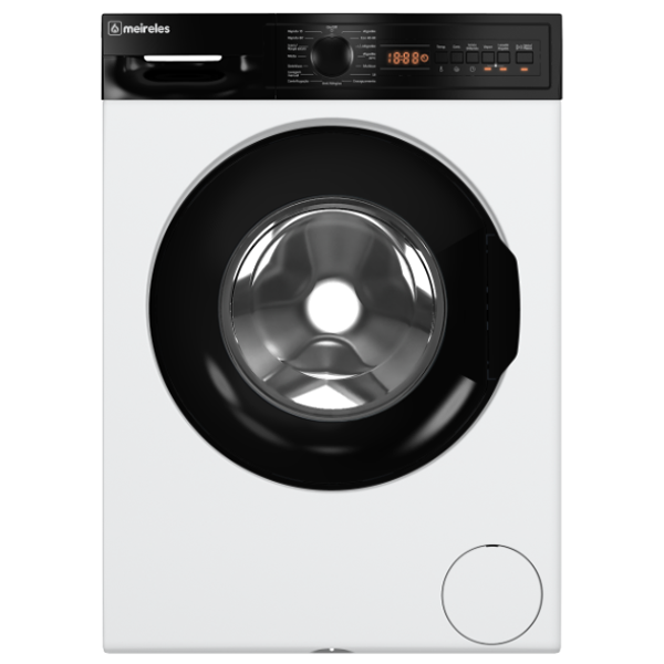Máquina de Lavar Roupa Meireles MLR1484W | 8kg, 1400rpm