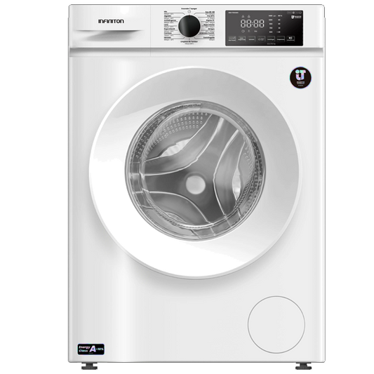 Máquina de Lavar Roupa Infiniton Wm-f84awh | 8kg, 1400rpm, Classe A