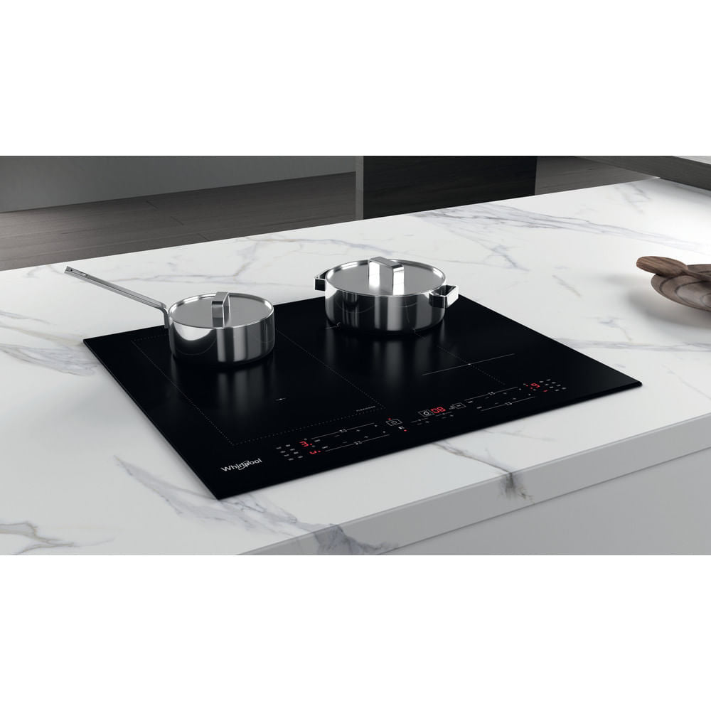 Placa de Indução Whirlpool WL B1160 BF | 4 Zonas, 7200 W, 59 cm