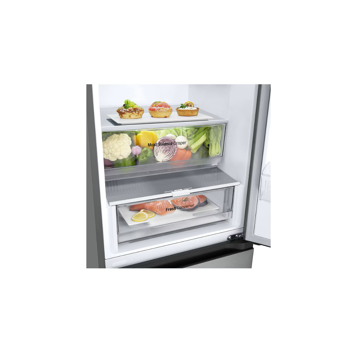 Frigorífico Combinado LG GBV3100CPY | 344L, No Frost, Classe C