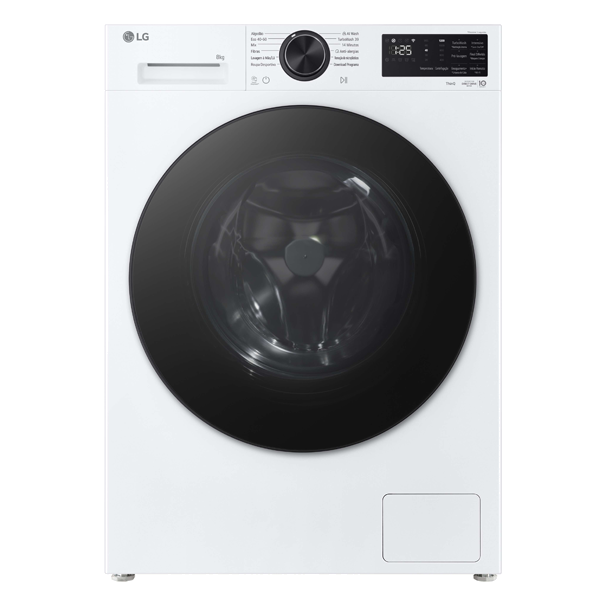Máquina de Lavar Roupa LG F2X50S8TLB | 8kg, 1200rpm, Classe A