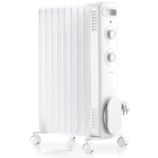 Aquecedor a Óleo FLAMA 2363fl | 2000W, 9 elementos, Termóstato