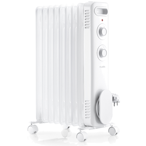 Aquecedor a Óleo FLAMA 2363fl | 2000W, 9 elementos, Termóstato