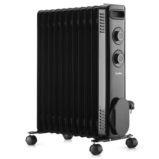 Aquecedor a Óleo FLAMA 2367fl | 2500W, 11 elementos, Termóstato
