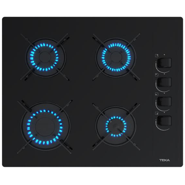 Placa a Gás TEKA GBE 64002 XBA BK | 60 cm, 4 Queimadores