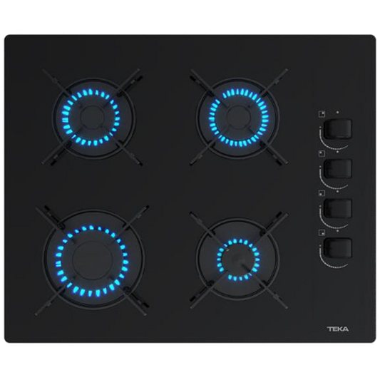 Placa a Gás TEKA GBE 64002 XBA BK | 60 cm, 4 Queimadores