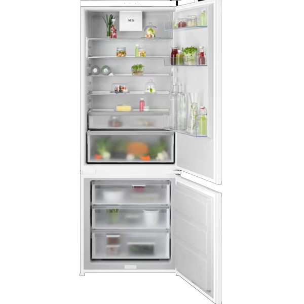 Frigorífico Combinado AEG NSC7T751ES | 375L, 35dB, No Frost, E