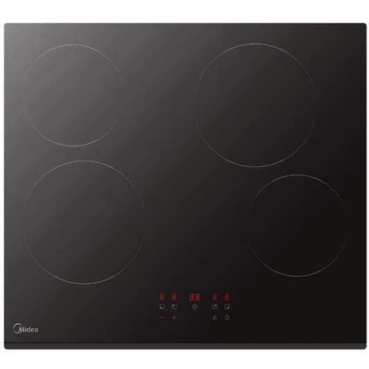 Placa Vitrocerâmica MIDEA Mc-6f6004r242 | 4 Zonas, 6000 W, Touch Control