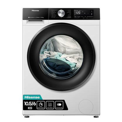 Máquina de Lavar e Secar Roupa HISENSE WD3S1043BW3 | 10.5/6kg