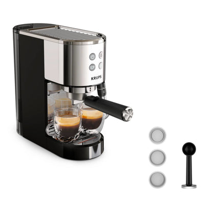 Máquina espresso Krups XP444C10 | 1 l, 2 chávenas, 1350 W