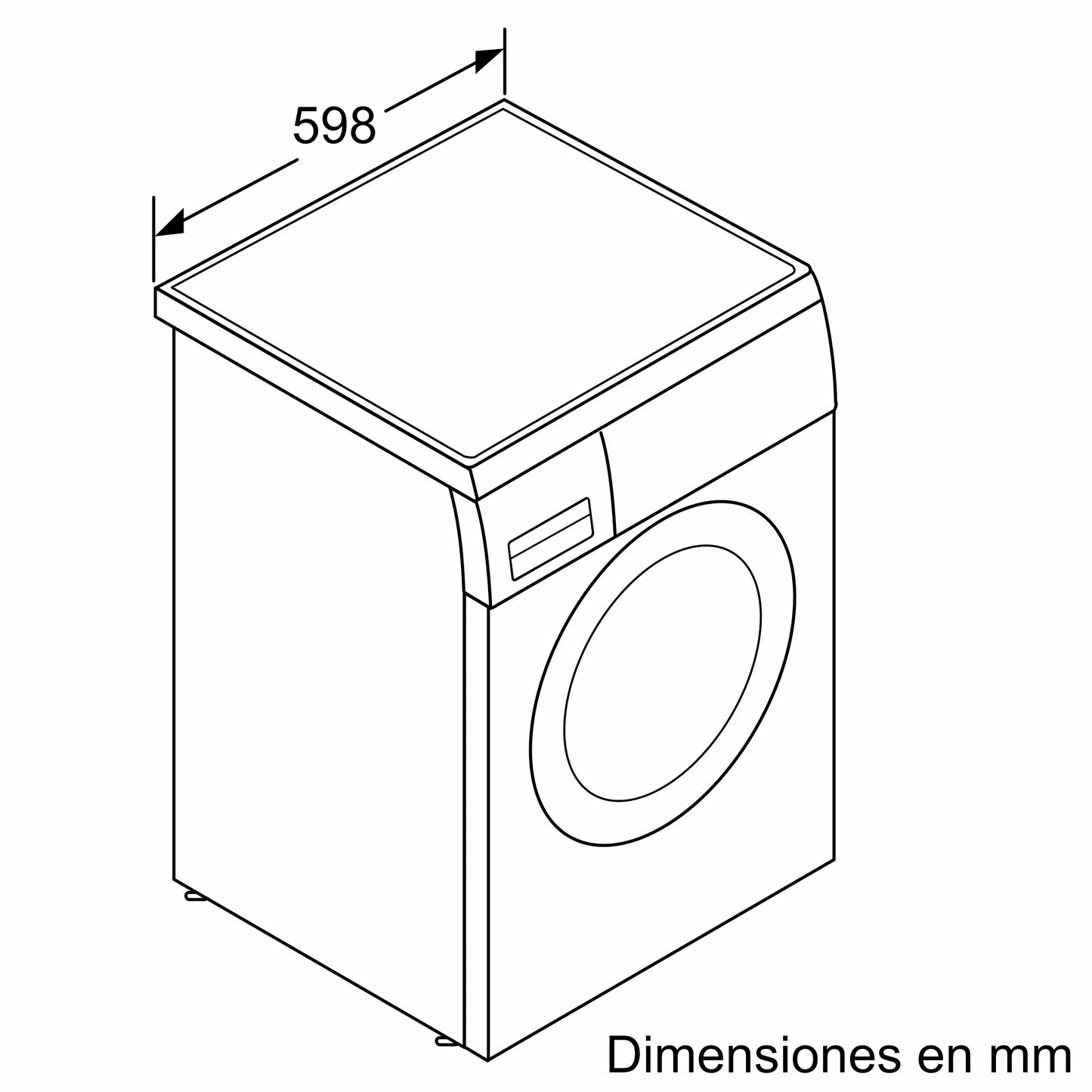 Máquina de Lavar Roupa Bosch WUU28T8XES | 8kg, 1400rpm, Classe A