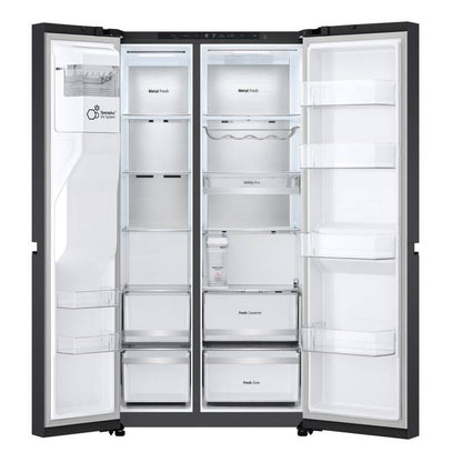 Frigorífico Americano LG GSLE91EVAC | 628L, No Frost, Classe C