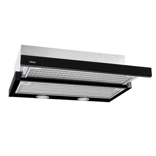 Exaustor Teka CNL 6415 BK | 385 m³/h, LED, Preto