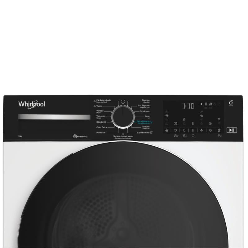 Secador de Roupa Whirlpool CWD96MWBRSPT | 9kg, Bomba de Calor, A