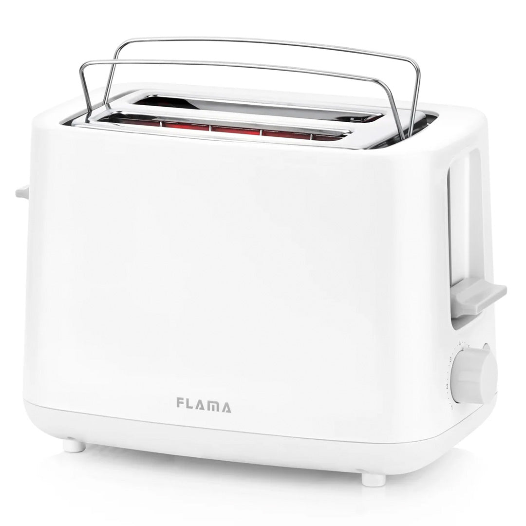 Torradeira Flama Easyline | 2 Fendas, 750W, Branca