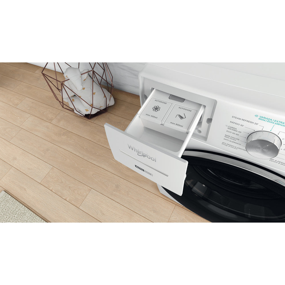 Máquina de Lavar Roupa Whirlpool W8W846WR | 8kg, Classe A