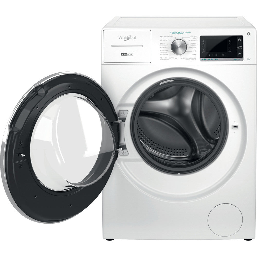 Máquina de Lavar Roupa Whirlpool W8W846WR | 8kg, Classe A