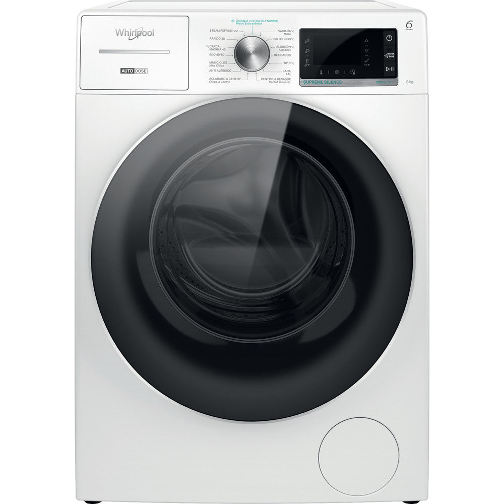 Máquina de Lavar Roupa Whirlpool W8W846WR | 8kg, Classe A