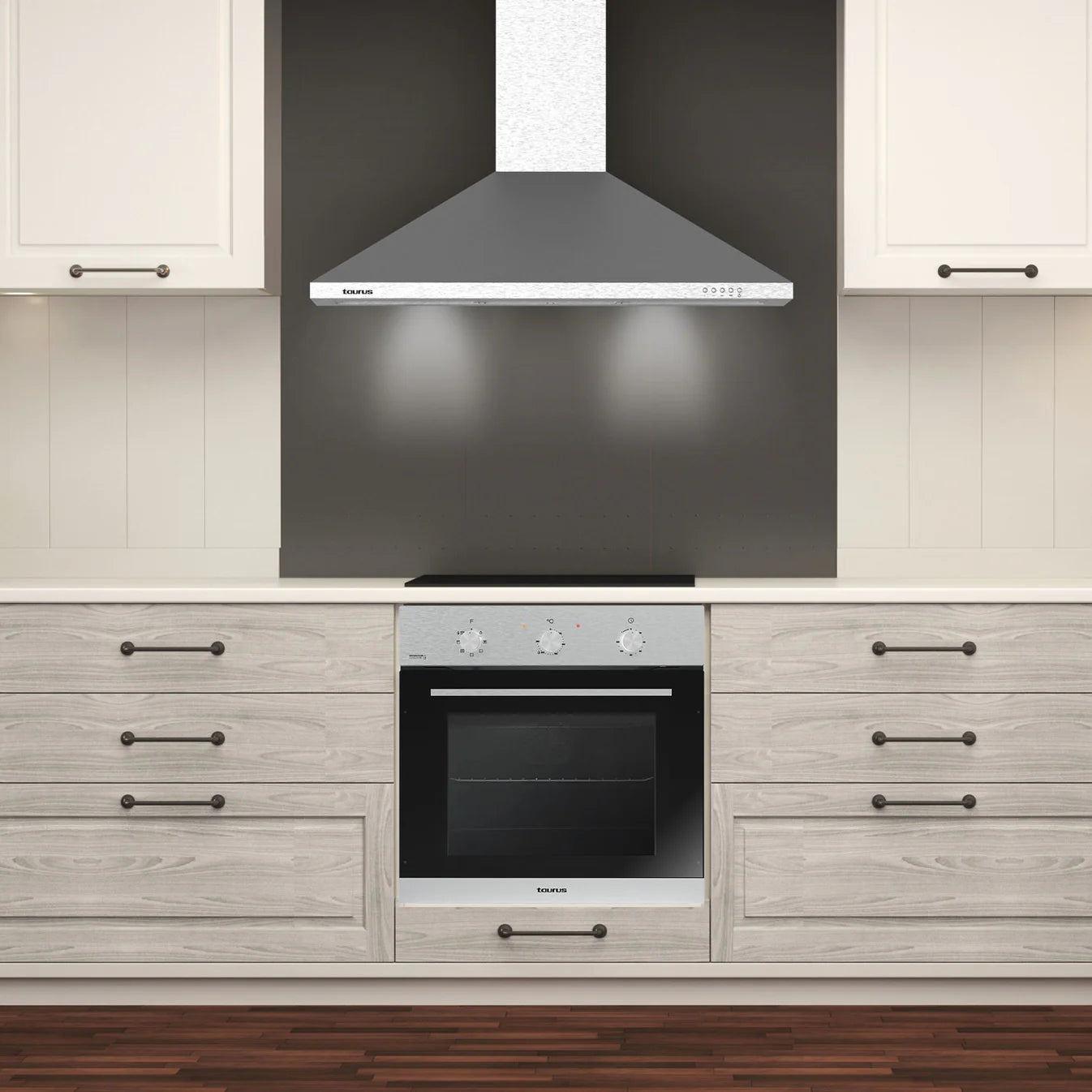 Exaustor Taurus PR60IXAL | 650 m³/h, 60cm, LED