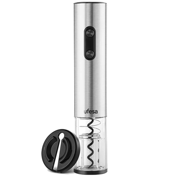 Saca‑rolhas Elétrico UFESA Easy Start 73206044 | Inox, LED