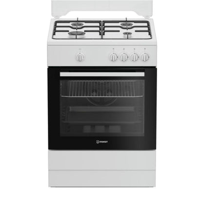 Fogão a Gás Indesit I6GGKMW | 4 Queimadores, Forno Gás, 64L