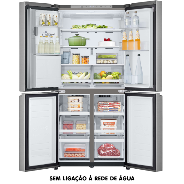 Frigorífico Americano LG GML861PYPE | 508L, No Frost, Classe E