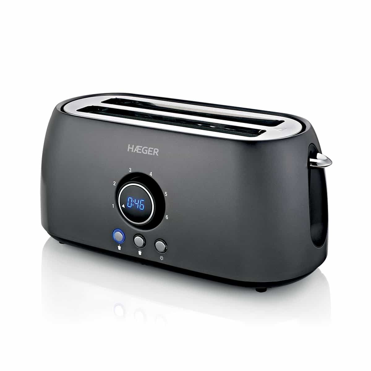 Torradeira HAEGER FUTURE PLUS | 6 níveis, Contador digital, 1400W