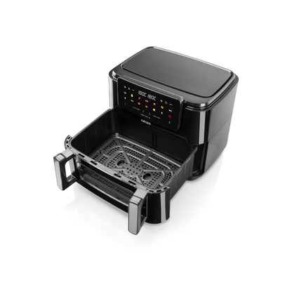 Fritadeira Haeger Super Cook 10L | 10L, 2 Cubas, 2600W