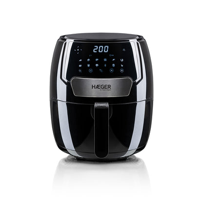 Fritadeira Sem Óleo Digital Haeger Air Feast Digital | 3.7L, Temporizador 60 min, 200 °C