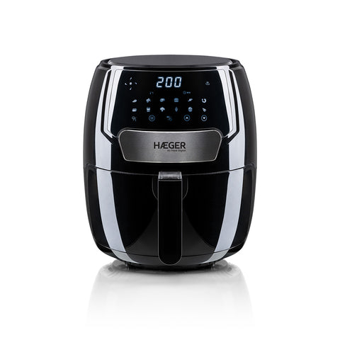 Fritadeira Sem Óleo Digital Haeger Air Feast Digital | 3.7L, Temporizador 60 min, 200 °C