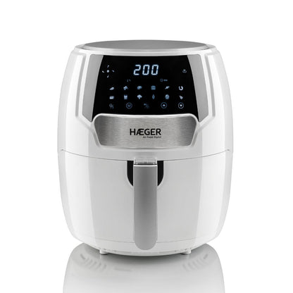 Fritadeira Sem Óleo Haeger Air Feast Digital White | 4.2L, Temperatura Ajustável