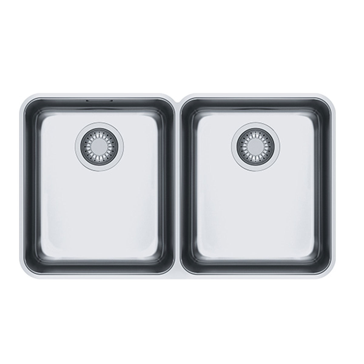 Lava-loiça Franke Aton ANX120 | 2 cubas, Aço Inox, 770mm