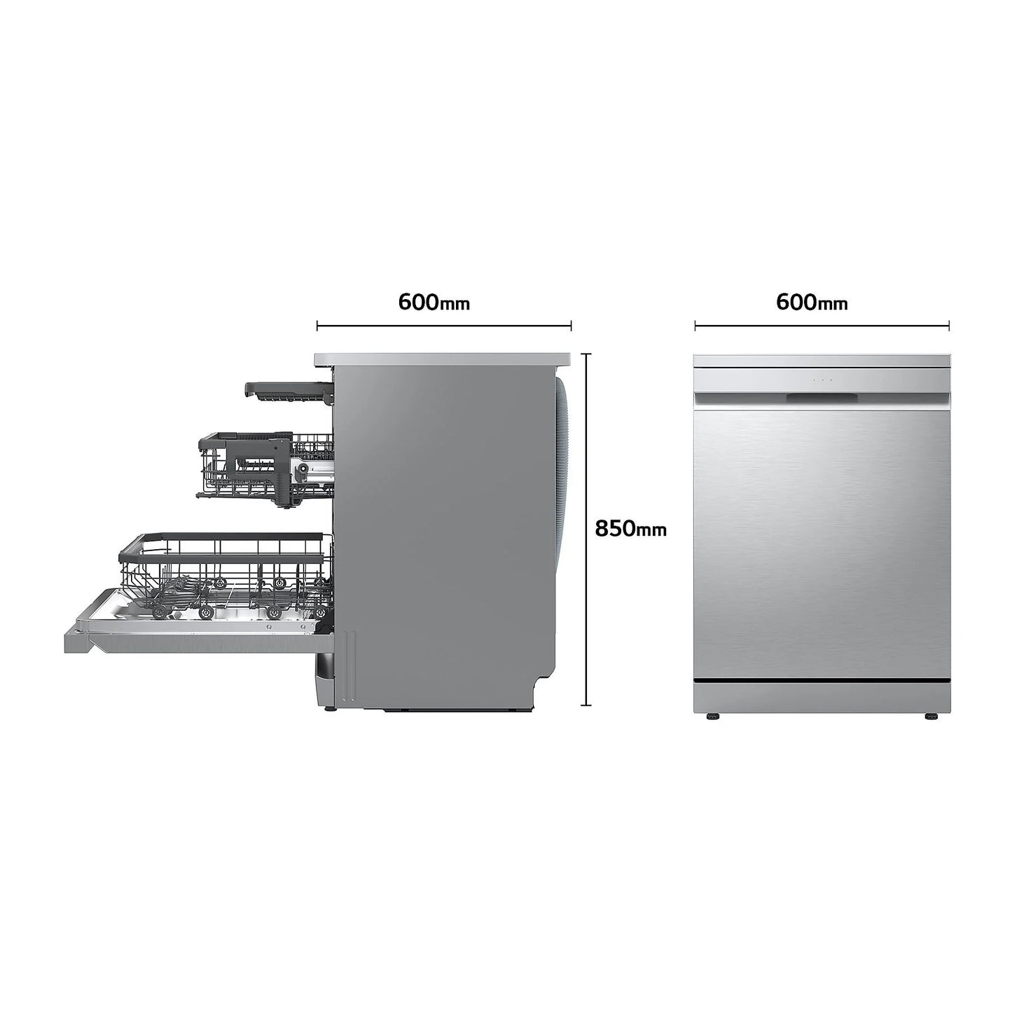Máquina de Lavar Loiça LG DF375HVS | 14 Talheres, QuadWash, Classe A