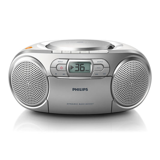Sistema Micro PHILIPS AZ127/12 | Leitor CD, Gravador Cassete, Rádio FM