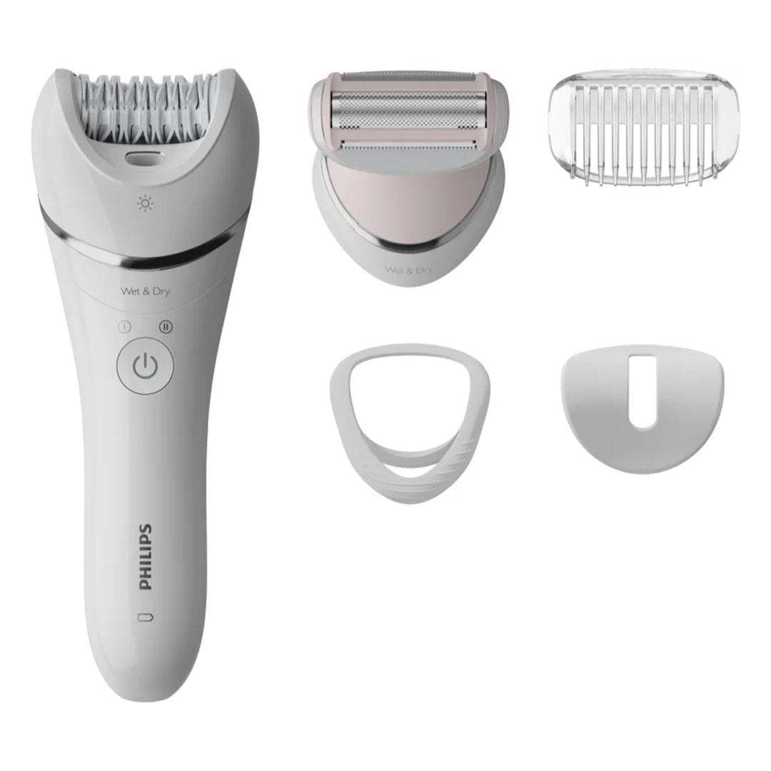 Depiladora Philips Epilator Series 8000 BRE710/00 | Wet & Dry, 40min