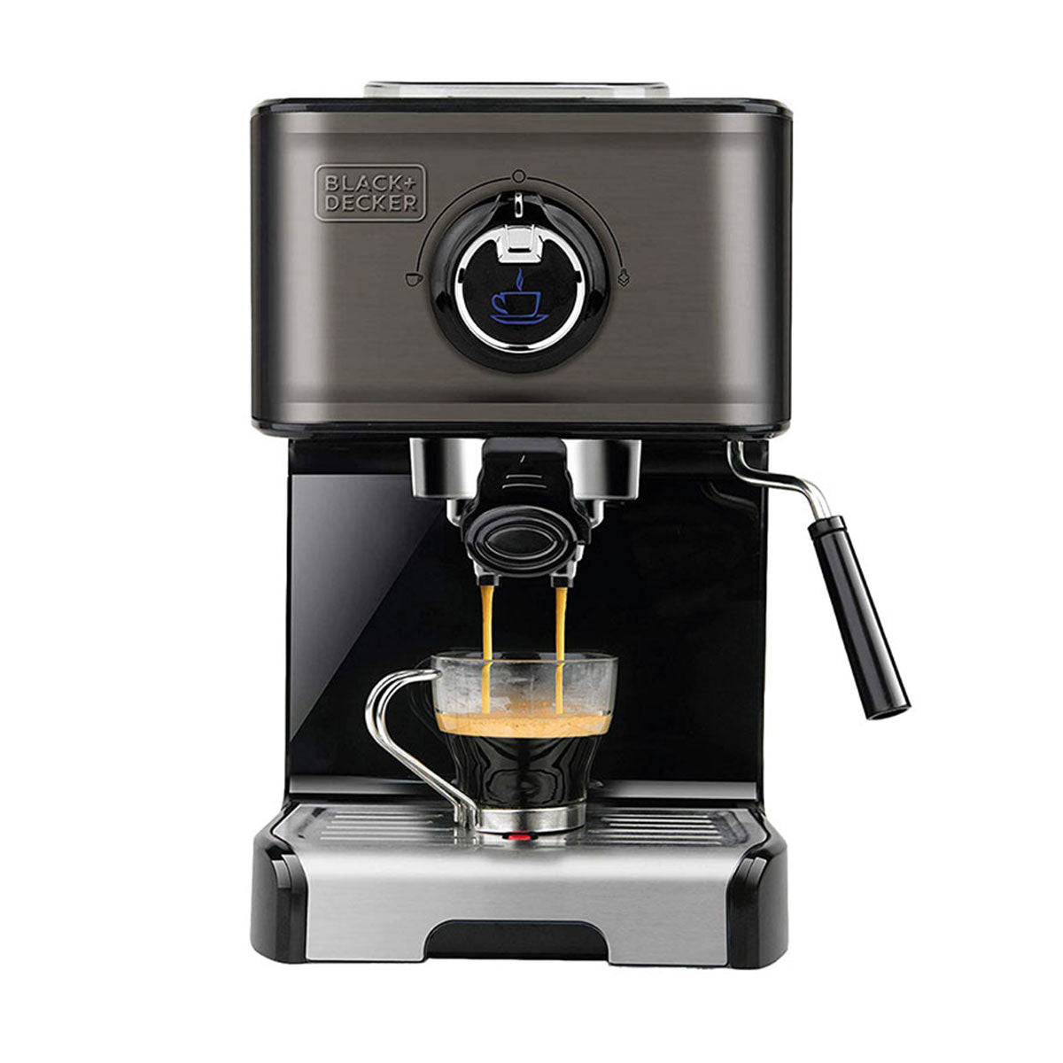 Máquina Café Expresso Black & Decker BXCO1200E | 1200W, 15 Bar, 1.2L
